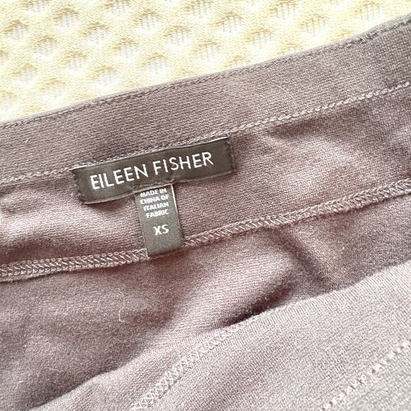 Eileen Fisher Stretch Ponte Skirt XS Charcoal Gray Pull On Capsule Travel - Picture 3 of 4